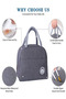 Insulated Picnic Bag Minimalist Insulated Lunch Baglunch Bag Waterproof Hot Lunch Cooler, 3~5h To Keep Fresh - 2