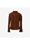 سترة جلدية من جلد الغزال للرجال K-1387-S