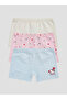 Vizyon New Season Girls' Printed 3-Piece Boxer Set - 6