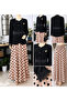 Elegant Polka Dot Skirt Set - 2