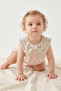 Seasonal Baby Girl Bow Detailed Top and Bottom Set - 5