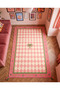 Sdt Pink Palm Patterned Diamond Cut Festa Viva Woven Base Decorative Carpet Sdtt1522 - 3