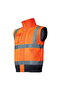 Padded reflective jacket / orange - m - 2