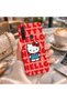 Cotton Candy Hello Kitty Patterned Silicone Case for Redmi Note 8 - 2