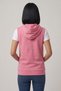 Women's Premium 100% Cotton 3 Yarn Hooded Zero Sleeve Cardigan and Short Sleeve T-Shirt Set - 5