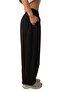 Elastic Waist Loose Cut Flowy Summer Balloon Pants Black - C912 - 3