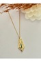Serenay Necklace with Green Stone New Season