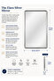 Elara Silver Framed Mirror - 3