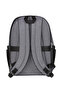 Gray Men's Laptop Backpack Ergonomic School Business Bag - 4