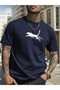 Men's Trendy Cotton T-Shirt with Cheetah Print Design
