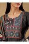 Russian Silk Kurta Set for Women with Dupatta & Pants | Indian Ethnic Wear Salwar Suit | Printed Kurti Set | Party Wear & Festive Dress for Ladies - 4