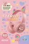 Cat Ear Stereo Headset with RGB LED Lights – Wireless/Wired Over-Ear Headphones, Pink Color, M31 - 3