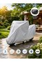 Yamaha Tracer 9 Compatible Motorcycle Tarpaulin Waterproof Rear Bag Compatible Full Protection Gray - 2