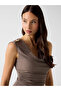 Sleeveless Karole Degaje Collar Mini Women Gray Dress W6Yk11K4357-A11Q - 4