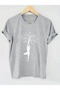 Women's Yoga Design Printed T-Shirt Oversize Loose (1013)