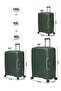 3 Piece Hard side Luggage Set with TSA Lock | Spinner 360° WheeL (ARMY GREEN) - 7