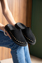 Zelda Closed-Front Sabo Trok Detailed Women's Slippers