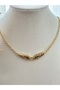 Domestic Production Serenay Necklace New Season Green Stone Serenay Necklace - 3