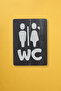 Wc Women's and Men's Direction Sign - Rebap - 2