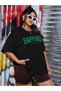 Happiness Printed Women / Girls Oversize Salas T-Shirt Boyfirend - 4