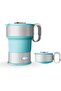 Travel Foldable Electric Kettle, 600W Portable Water Boiler with Collapsible Cup, 600mL Food Grade Silicone Folding Kettle - 6