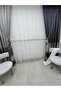 Eli̇n 2573 V-105 Silver Detail 1/3 Pleated Tulle Curtain Apm - 5