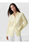 Lcw Everyday Yellow Women's 100% Linen Shirt