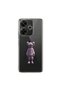 Redmi 13 Compatible No Face 4 Design Transparent Case