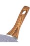 Essential Frypan Strong Aluminum Body with Granite Coating and Heat Resistant Wooden Finish Bakelite Handle - 4
