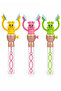 Animal Bubble Wand Set with Spinning Propeller for Kids 3 Plus 3 Pcs Assorted