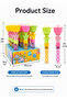 Bubble Fun Flower Bubble Wand Set with Solution for Kids 3 Plus 3 Pcs Assorted - 5