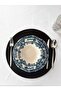 1 Piece Leather American Service Bitter Coffee - Easy to Wipe Plate 35 cm Diameter Round - 2