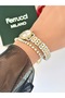 Steel Strap Minimal Case 2 Year Warranty 3 Atm Waterproof Women's Wristwatch + Bracelet Gift - 7
