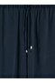 Lcw Vision Navy Blue Elastic Waist Modal Blend Women's Trousers - 6