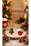 Miyuki Bead Handmade Gloves and Tiny Pine Tree Earrings New Year Christmas Noel - 3