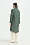 Shirt Collar Modal Tunic - Emerald - 4