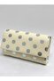 Women's Polka Dot Beige Silver Evening Dress Clutch Chain Strap Hand and Shoulder Wedding Engagement Evening Bag - 2