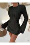 Backless Openwork Premium Knitwear Beach Dress - 3