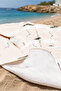 Turna Kuşlu Pink Beach Towel - Japanese Style Elegant White Bird Themed Quick-Drying Microfiber Towel - 5