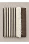 Double 100% Cotton Pique 215X240 cm Tufted Woven Bedspread with Stripe Detail - 2