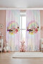 Fairy Tale Castle Patterned Children's Baby Room Background Curtain (Single Wing Pricing)
