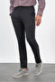 Black Side Pocket Slim Fit Casual Cotton Chino Trousers 1003260178 - 2