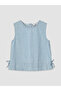 Alita City Striped Girl's Jean Blouse with a Difference - 3