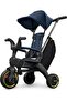 Liki Trike S3 Foldable Tricycle for Toddlers – Deep Blue | Compact, Lightweight Travel Trike