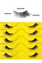 10 Pairs Lightweight Soft False Eyelashes 3D Faux Mink Lashes for Natural Look Reusable for Daily Makeup Fake Eyelashes - 4