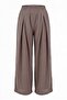 Women's Plus Size Loose Fit Pleated Mink Trousers - 7
