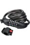5 Digit Combination Bike Lock Anti Theft Security Cable Lock For Bicycle Scooter