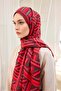 Urban Hours Lines Burgundy Mayda Shawl - 4