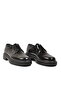 Black Patent Leather Genuine Leather Men's Casual Shoes 1241 m - 3