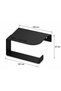 304 Stainless Steel No Drilling Mounting Adhesive and Screw Mounted Toilet Roll Holder with Shelf - Bth-014 - 3